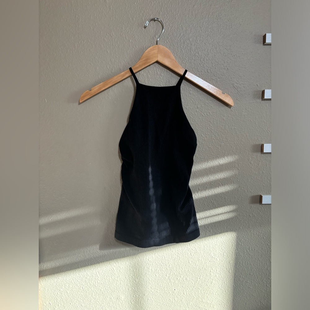 Free People Halter Black Tank Top